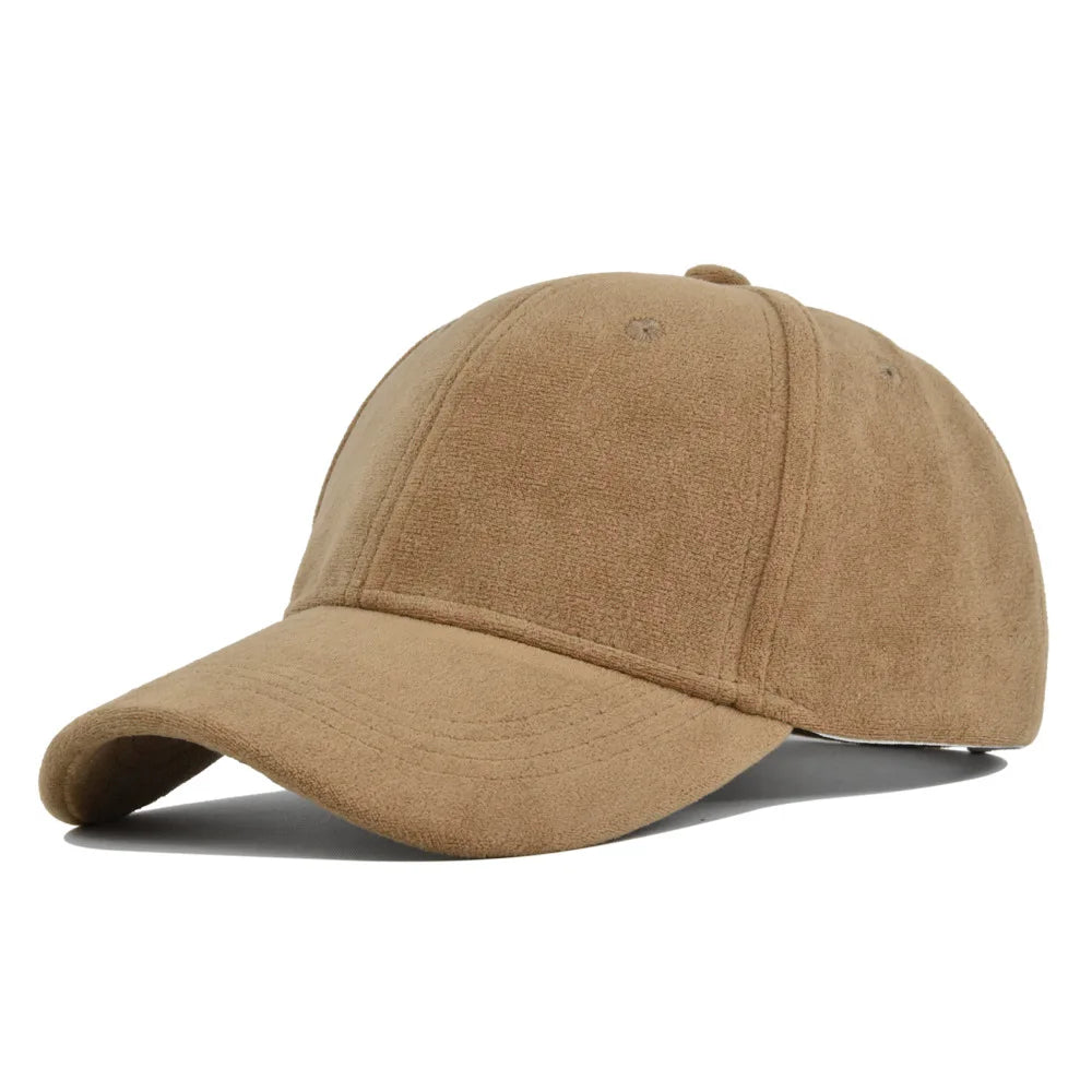 Fashion Baseball Caps For Men Women Autumn Winter Solid Retro Snapback Hip Hop Hat Unisex Street Adjustable Sun Visor Caps