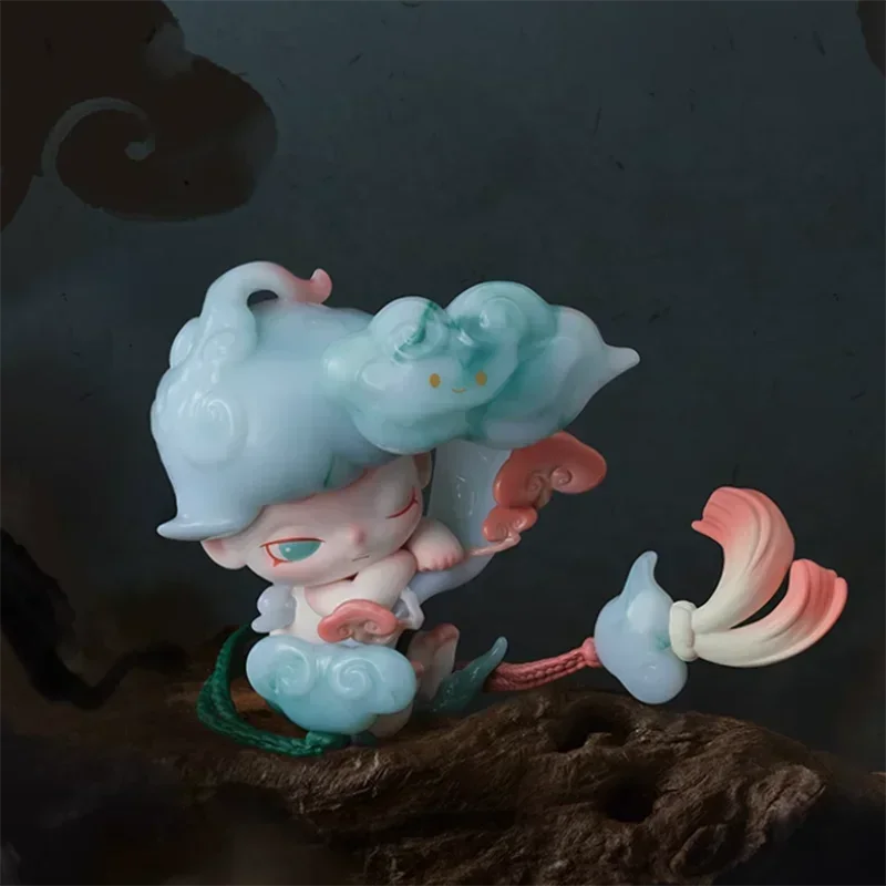 POP MART DIMOO Stories in the Cup Series Mystery Box Genuine Blind Box Guess Toys Bag Ornament Figurines Home Decor Desktop Doll