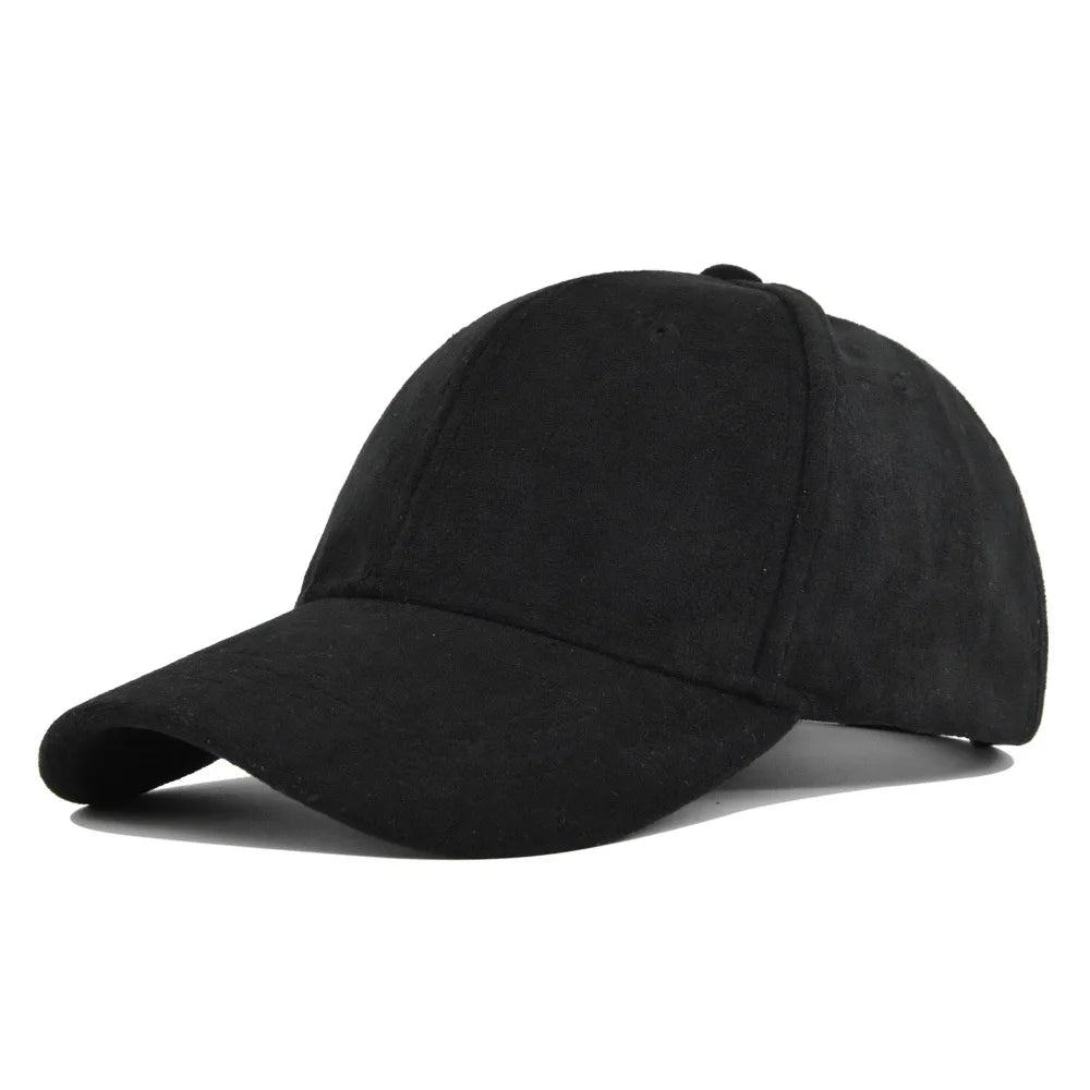 Fashion Baseball Caps For Men Women Autumn Winter Solid Retro Snapback Hip Hop Hat Unisex Street Adjustable Sun Visor Caps