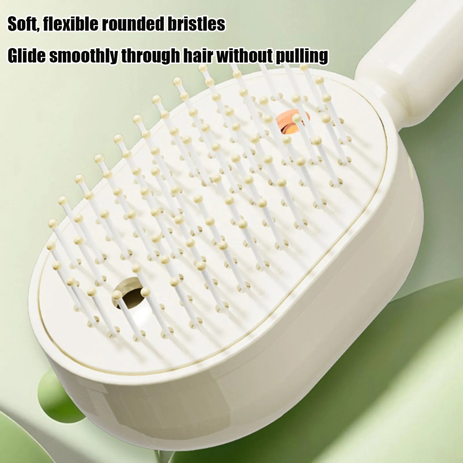 Electric Steam Brush with Water Spray Wet Electrics Hairbrush USB-C Charging for Detangling Smoothing Styling & Frizz Control