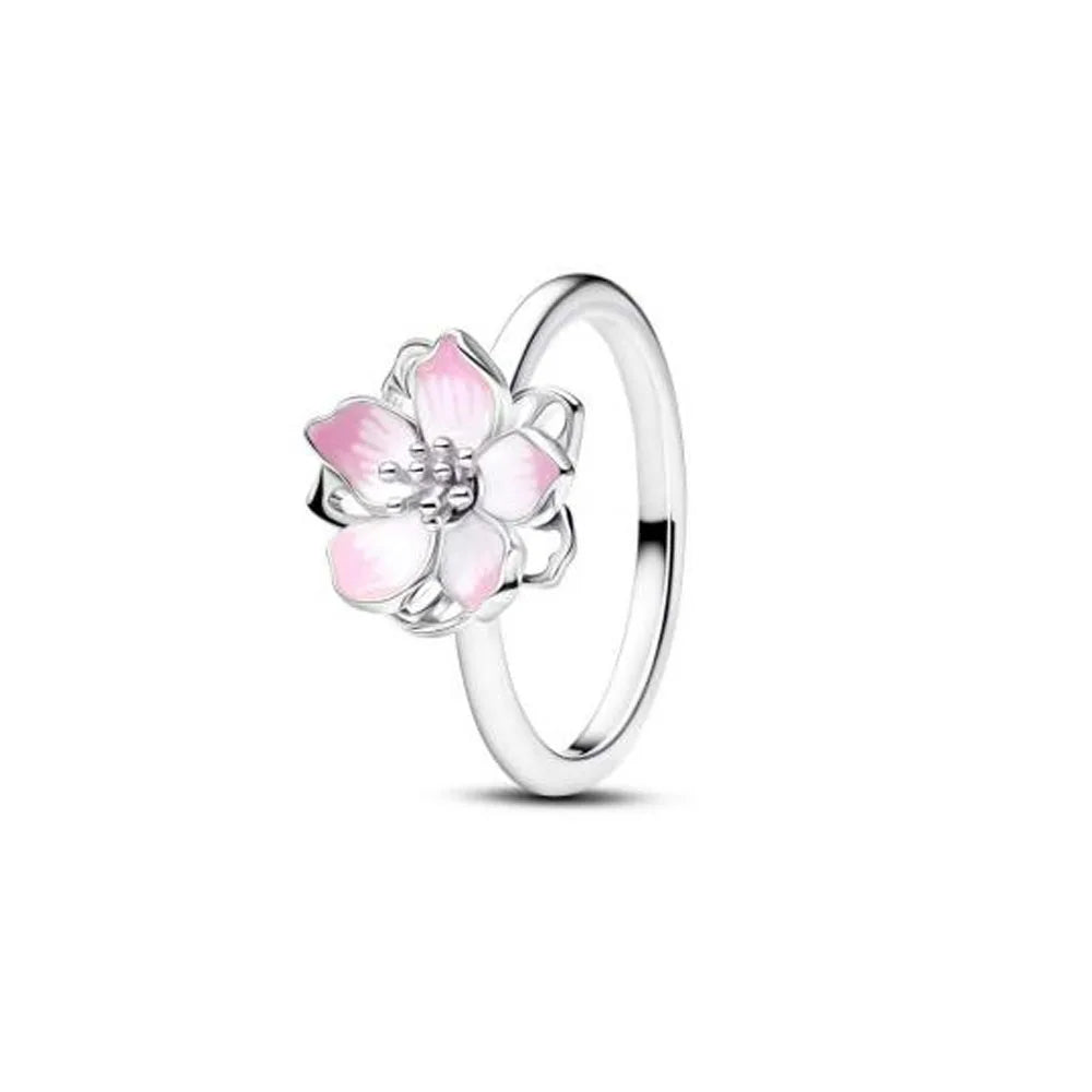 2026 New 925 Silver Heart, Butterfly, Flower Ring, Suitable for Wedding Women to Wear Exquisite High Quality Jewelry