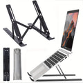 Adjustable Foldable Laptop Stand Portable ABS Plastic Notebook Holder Desktop Riser For MacBook iPad Tablet
