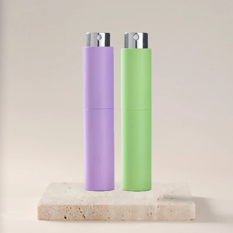 2Pcs 10ML Mini Cologne Spray Perfume Bottle Plastic Atomizer Pocket Size Refill Sample Empty  Portable Fragrance Dispenser
