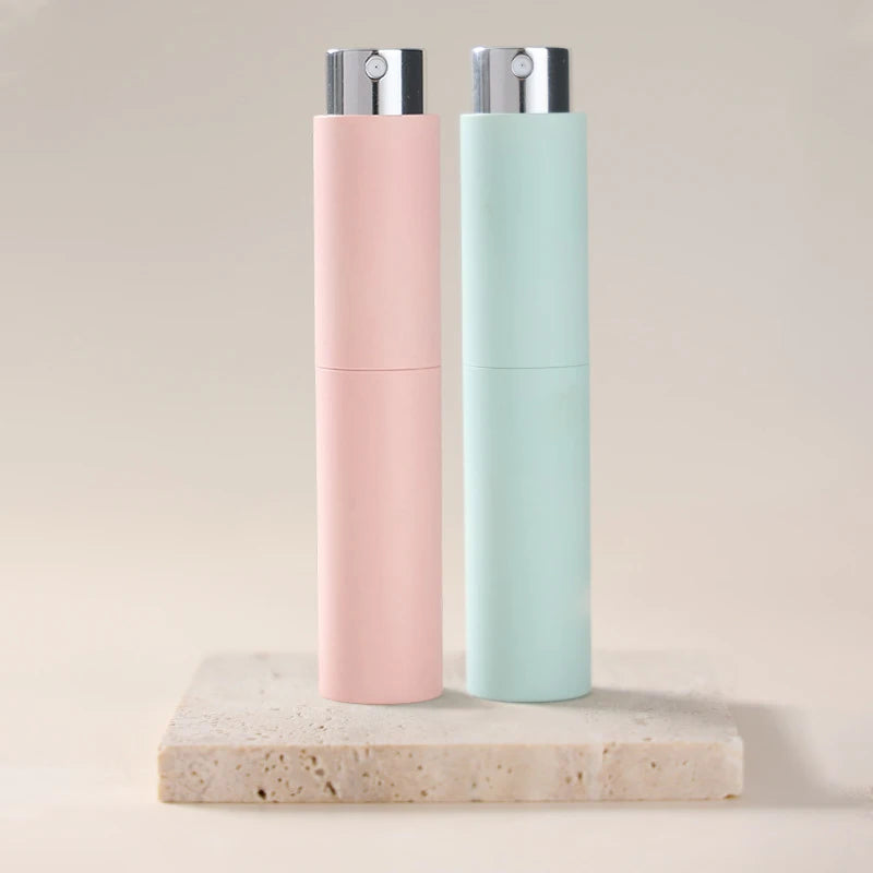 2Pcs 10ML Mini Cologne Spray Perfume Bottle Plastic Atomizer Pocket Size Refill Sample Empty  Portable Fragrance Dispenser