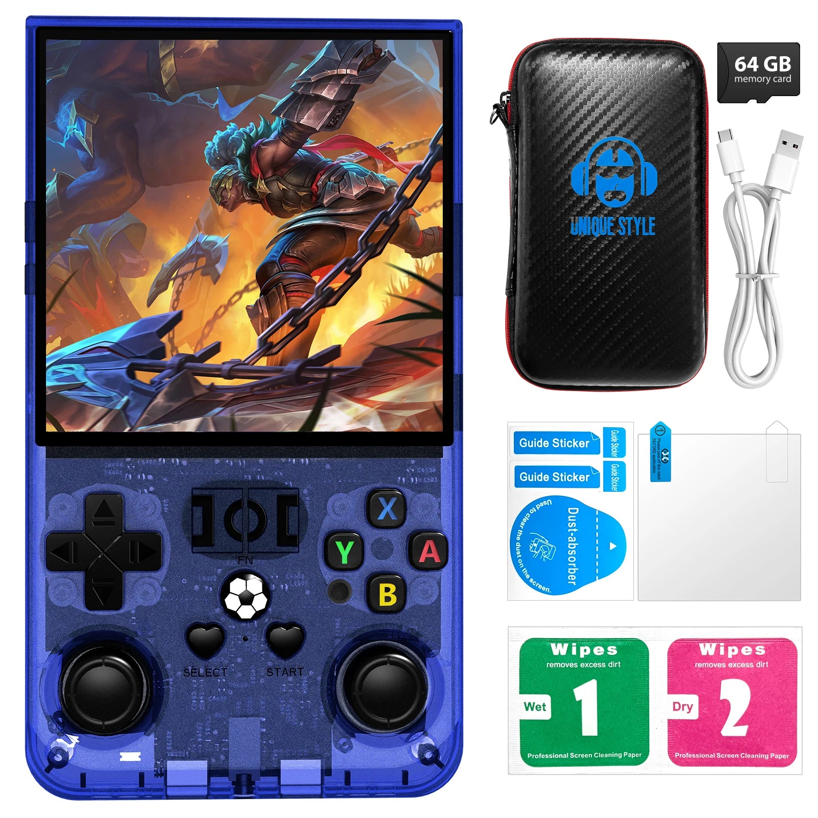 AISLPC R36Max Handheld Game Console Open Source 4.0 Inch Screen RK3326 Chip 18000+Game Portable Pocket Video Player Ship From US