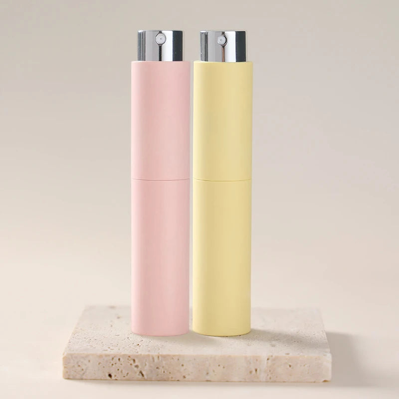 2Pcs 10ML Mini Cologne Spray Perfume Bottle Plastic Atomizer Pocket Size Refill Sample Empty  Portable Fragrance Dispenser