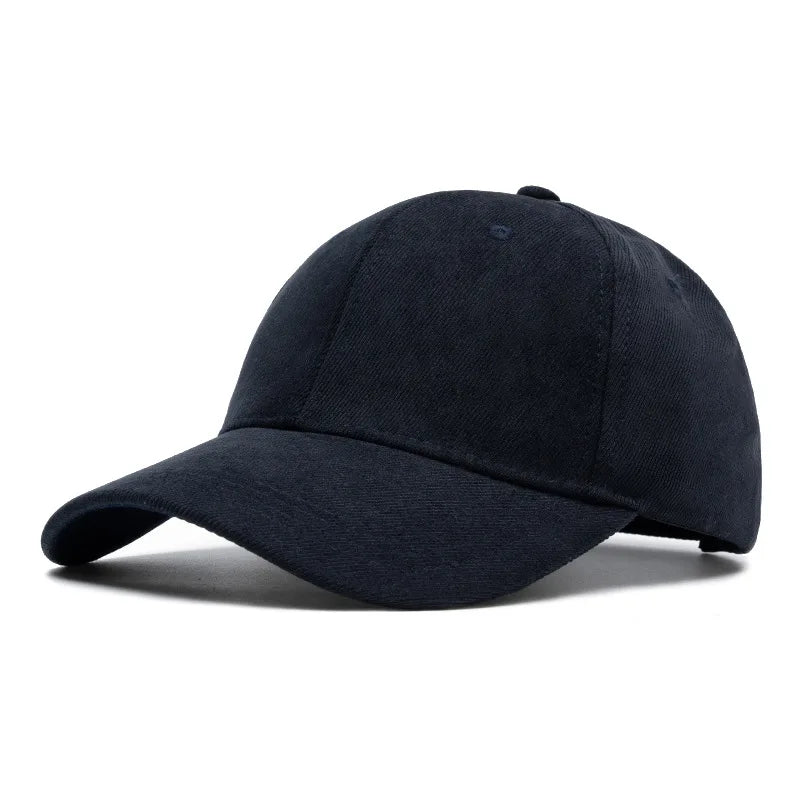 Fashion Baseball Caps For Men Women Autumn Winter Solid Retro Snapback Hip Hop Hat Unisex Street Adjustable Sun Visor Caps