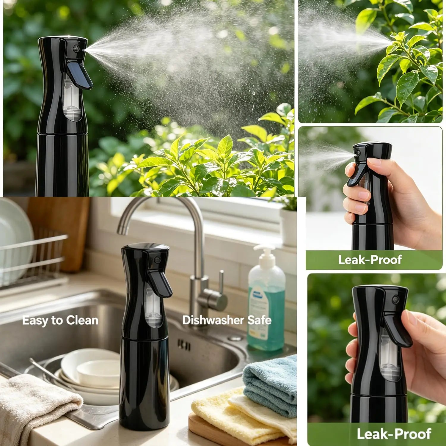 200ml Hairdressing Spray Bottle Barber Hair High Pressure Water Can Salon Refill Bottle Beauty Atomizer Container