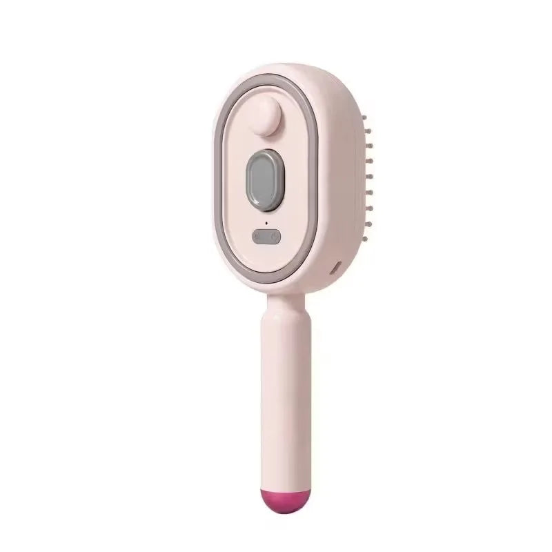 Electric Steam Brush with Water Spray Wet Electrics Hairbrush USB-C Charging for Detangling Smoothing Styling & Frizz Control