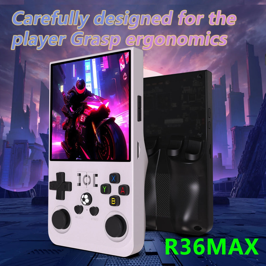 AISLPC R36Max Handheld Game Console Open Source 4.0 Inch Screen RK3326 Chip 18000+Game Portable Pocket Video Player Ship From US