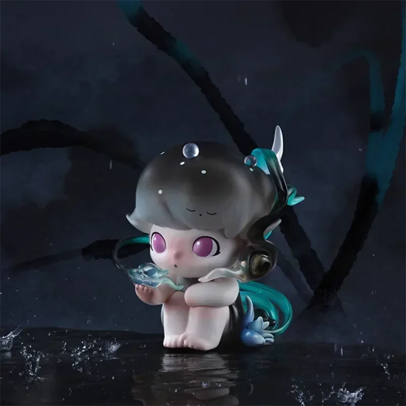 POP MART DIMOO Stories in the Cup Series Mystery Box Genuine Blind Box Guess Toys Bag Ornament Figurines Home Decor Desktop Doll