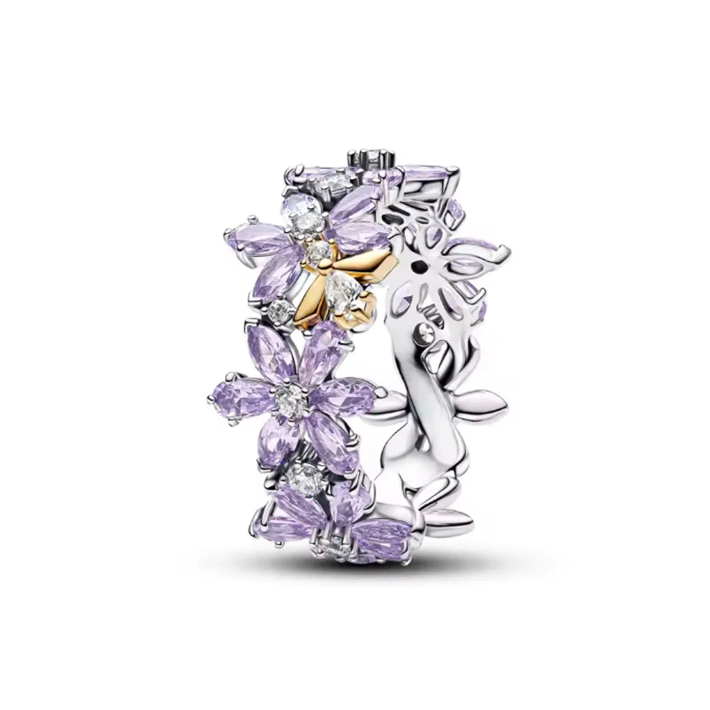 2026 New 925 Silver Heart, Butterfly, Flower Ring, Suitable for Wedding Women to Wear Exquisite High Quality Jewelry