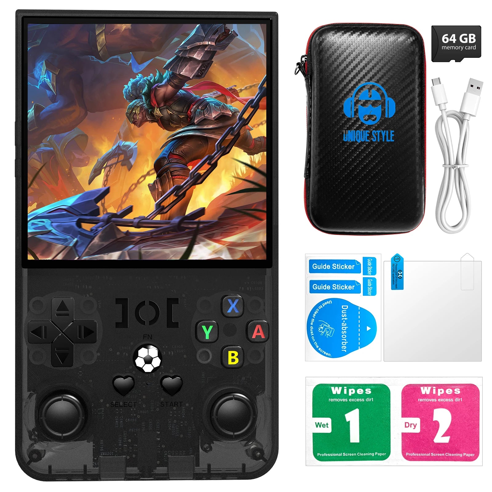 AISLPC R36Max Handheld Game Console Open Source 4.0 Inch Screen RK3326 Chip 18000+Game Portable Pocket Video Player Ship From US
