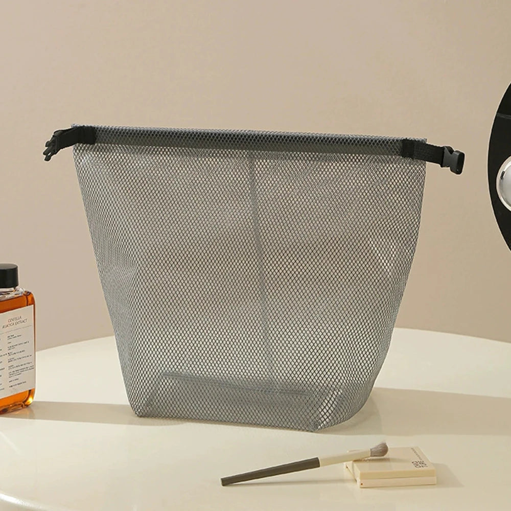 1PC/2PCS Travel Makeup Storage Bag - Large Capacity, Waterproof, Hand-Held, Suitable For Outdoor Swimming And Carrying.