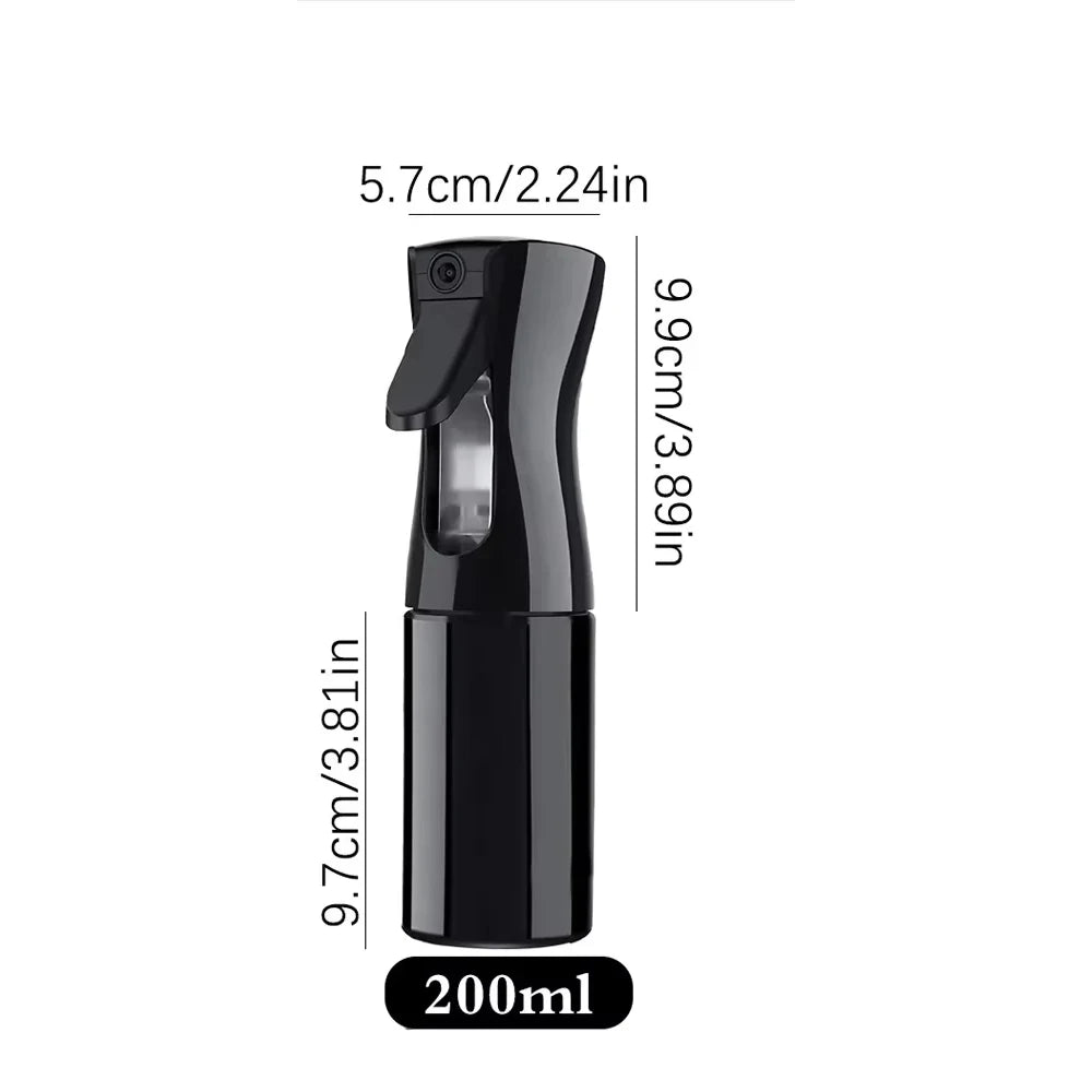 200ml Hairdressing Spray Bottle Barber Hair High Pressure Water Can Salon Refill Bottle Beauty Atomizer Container
