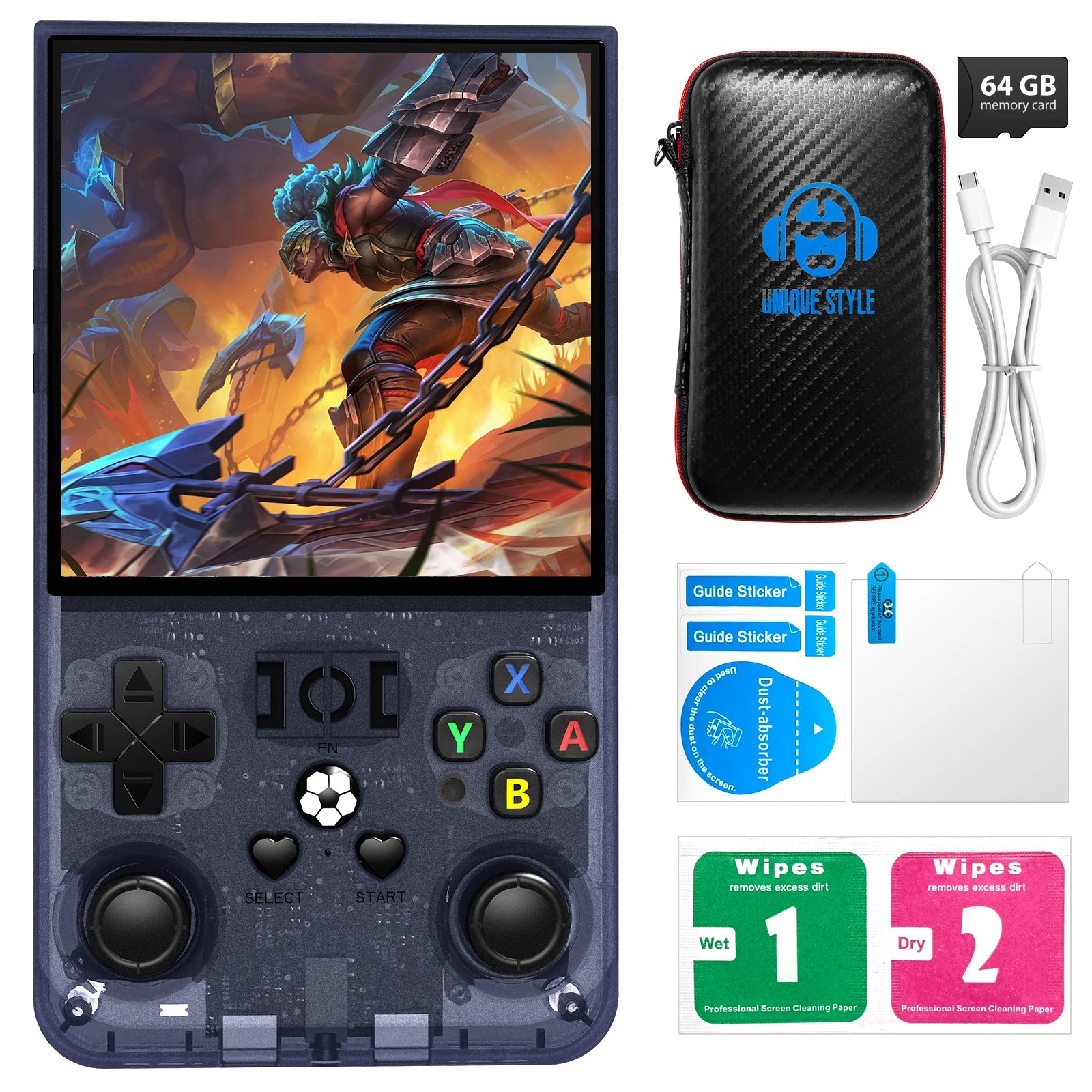 AISLPC R36Max Handheld Game Console Open Source 4.0 Inch Screen RK3326 Chip 18000+Game Portable Pocket Video Player Ship From US