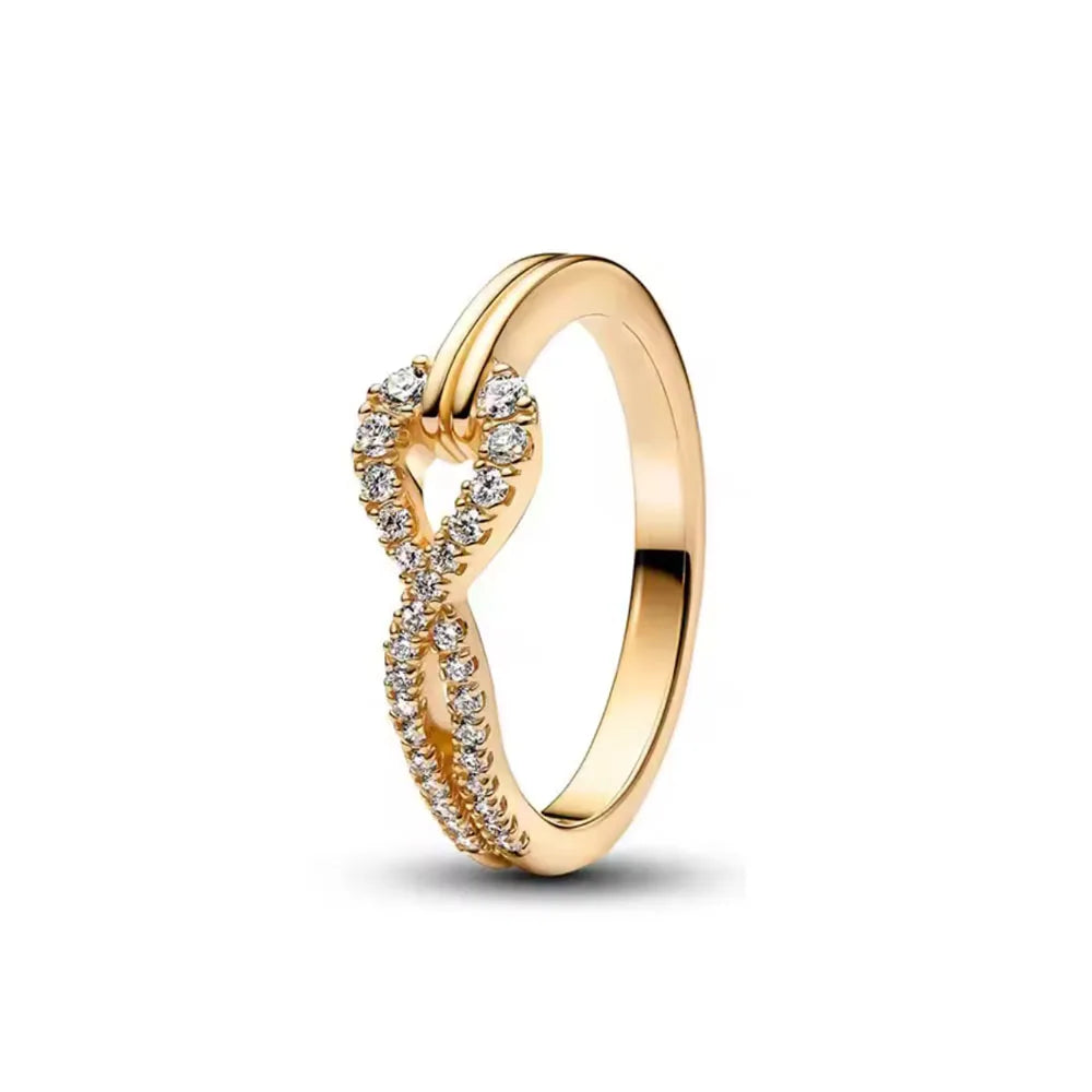 2026 New 925 Silver Heart, Butterfly, Flower Ring, Suitable for Wedding Women to Wear Exquisite High Quality Jewelry