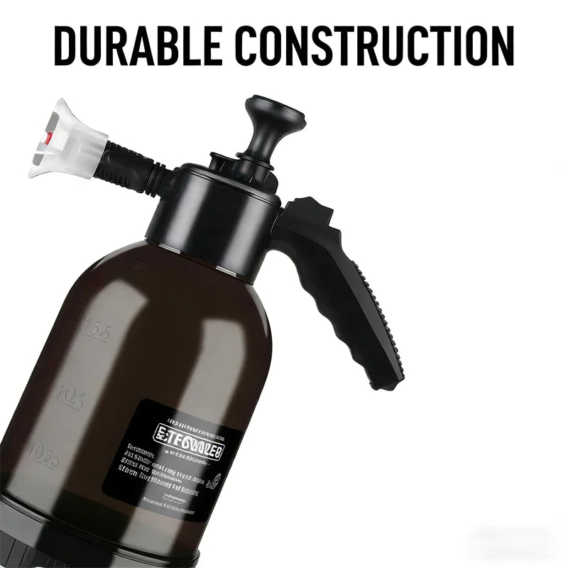 Car washing spray pot foam spray pot 2L spray type with pressure relief valve for household car spray hand pressure spray pot