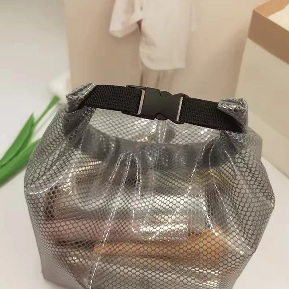 1PC/2PCS Travel Makeup Storage Bag - Large Capacity, Waterproof, Hand-Held, Suitable For Outdoor Swimming And Carrying.