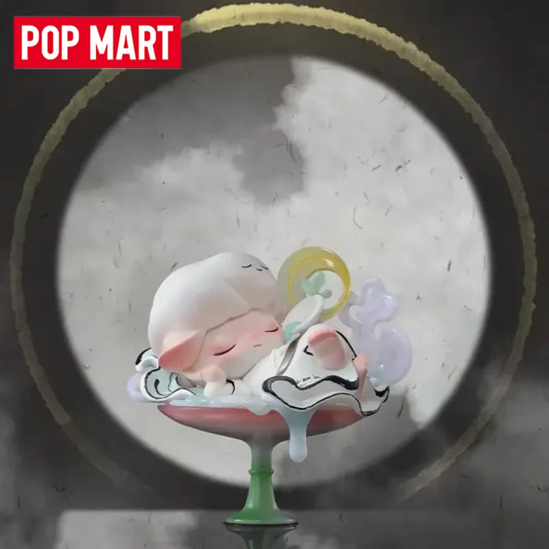 POP MART DIMOO Stories in the Cup Series Mystery Box Genuine Blind Box Guess Toys Bag Ornament Figurines Home Decor Desktop Doll