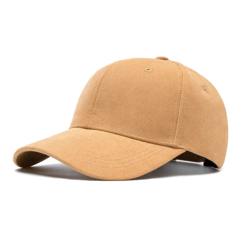 Fashion Baseball Caps For Men Women Autumn Winter Solid Retro Snapback Hip Hop Hat Unisex Street Adjustable Sun Visor Caps