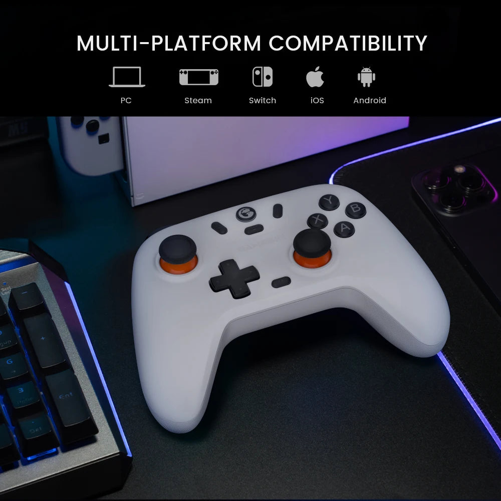 GameSir Nova Lite Wireless Gamepad, Bluetooth Gaming Controller with Hall Effect for Switch, Android, iOS, PC, Steam Games