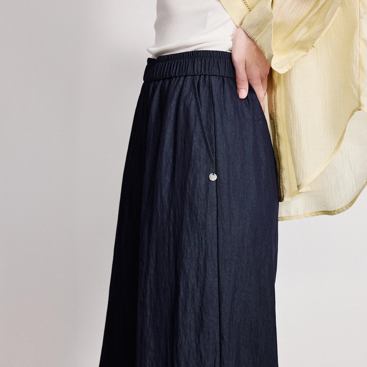 TOYOUTH Women Wide-Leg Casual Pants 2026 Spring New Effortless Versatile Relaxed Yamamoto-Style Lounge Trousers